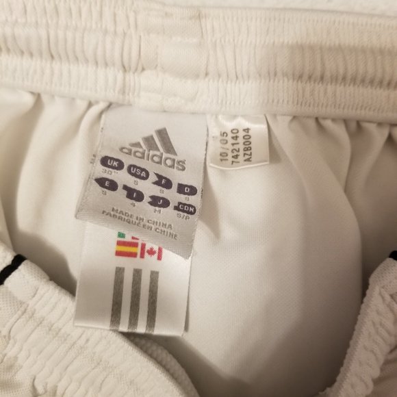 Adidas White Shorts Climalite Vintage Basketball Soccer Track or Running Shorts - Picture 7 of 13